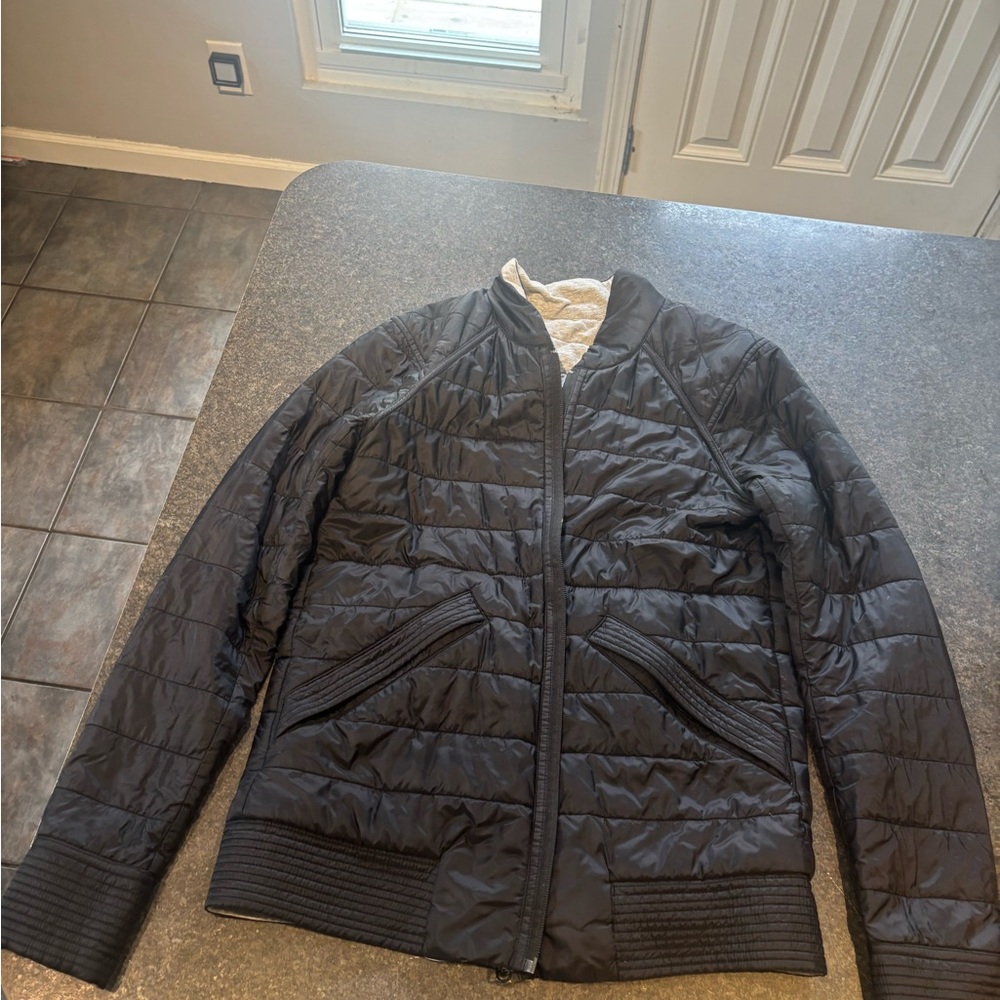 lululemon athletica Black Puffer Reversible Jacket